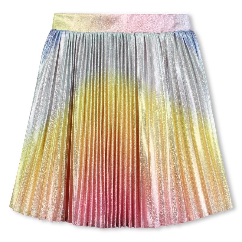 Shiny pleated skirt 
