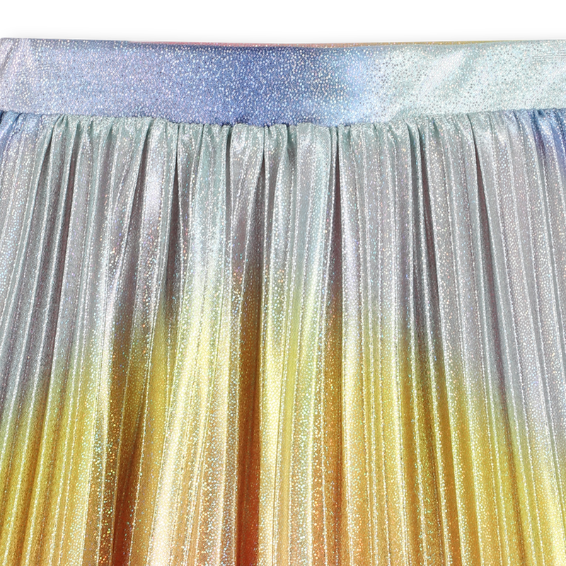 Shiny pleated skirt 