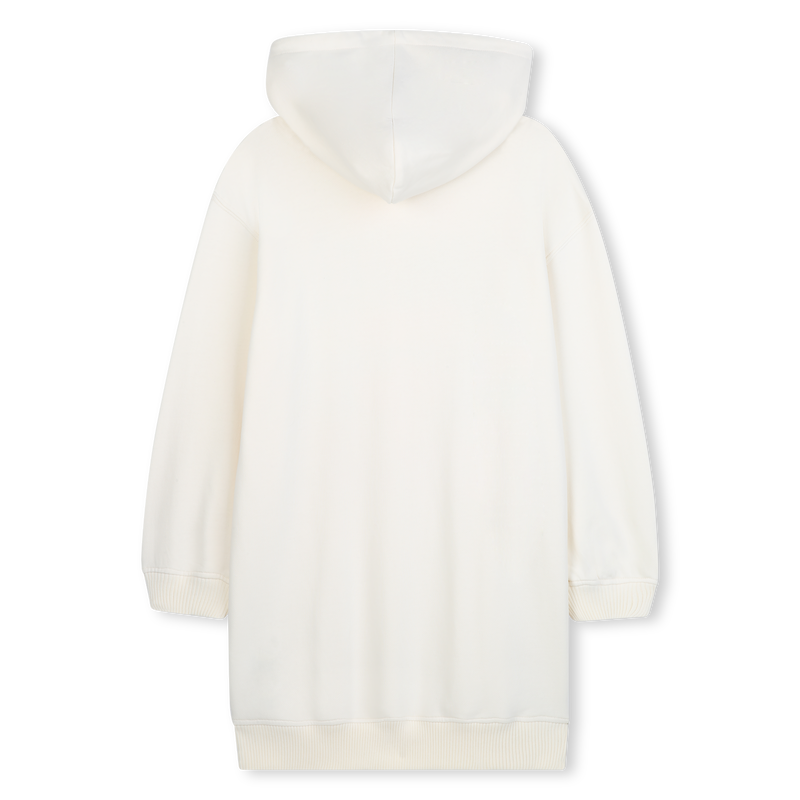 Hooded fleece dress 