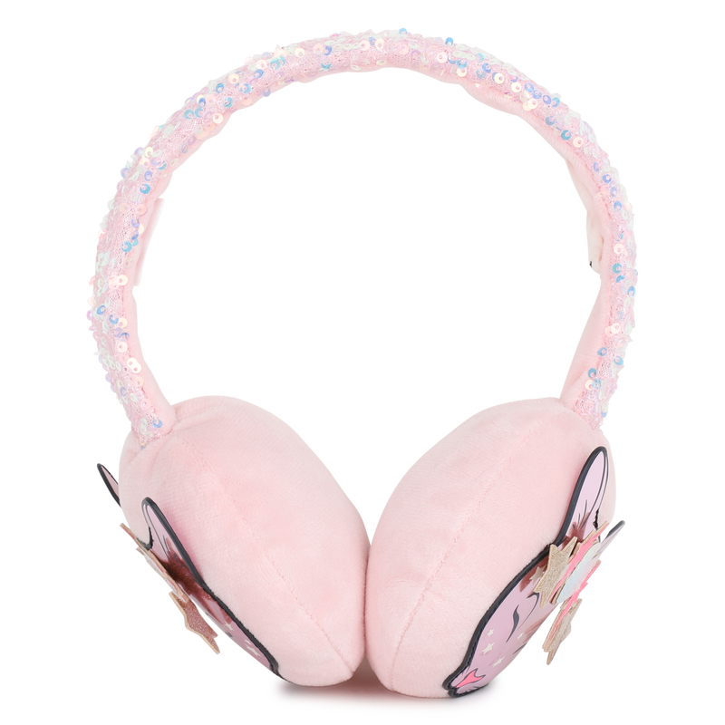 Velour ear muffs 