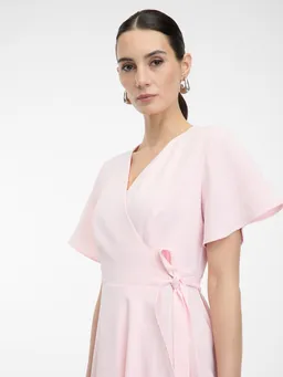  Women's Light Pink Midi Dress