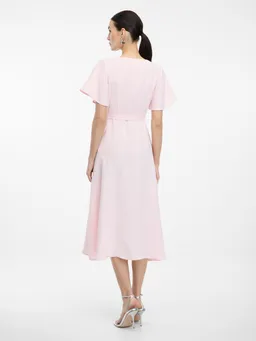  Women's Light Pink Midi Dress