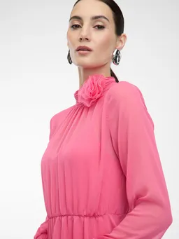 Women's Pink Knee-Length Dress