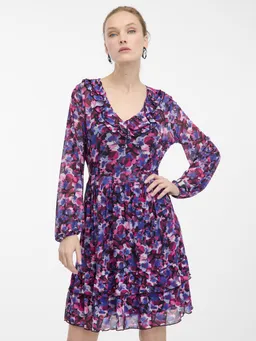 Women's Purple Floral Dress