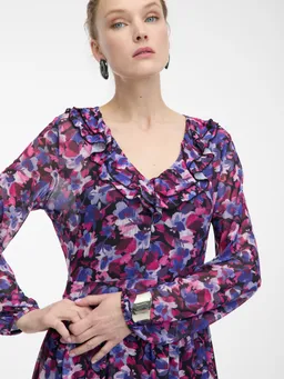 Women's Purple Floral Dress