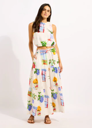 La Boca Drawcord Waist Top