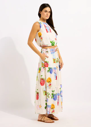 La Boca Drawcord Waist Top