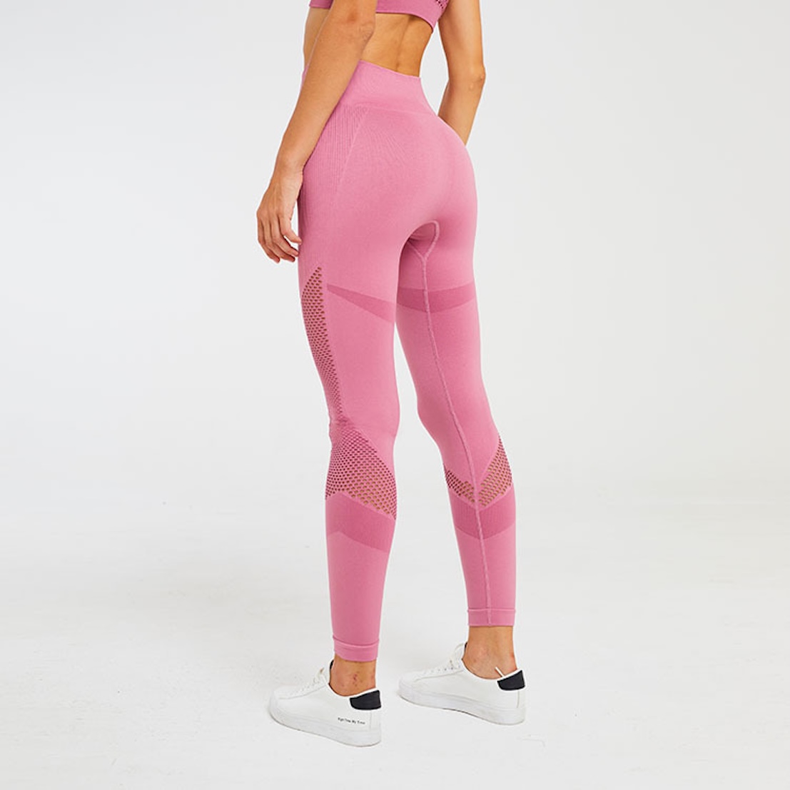 Gradient seamless sports bra and pants set