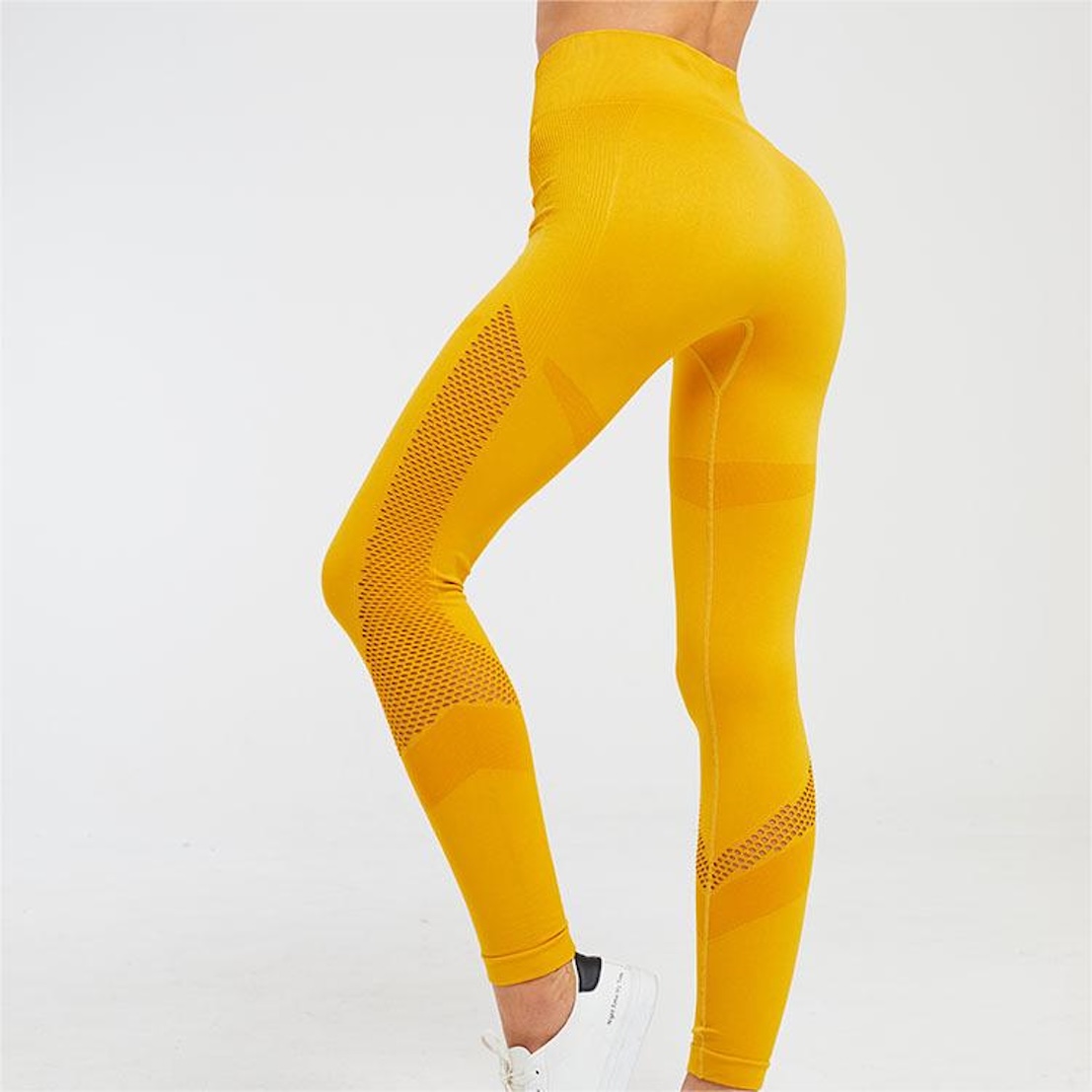 Gradient seamless sports bra and pants set