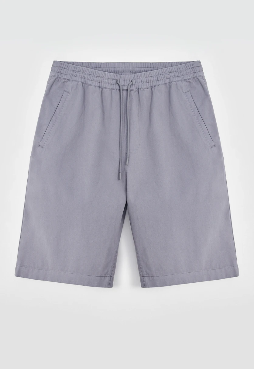 Cotton Shorts with Elastic Waistband