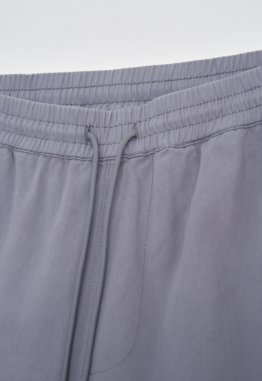 Cotton Shorts with Elastic Waistband