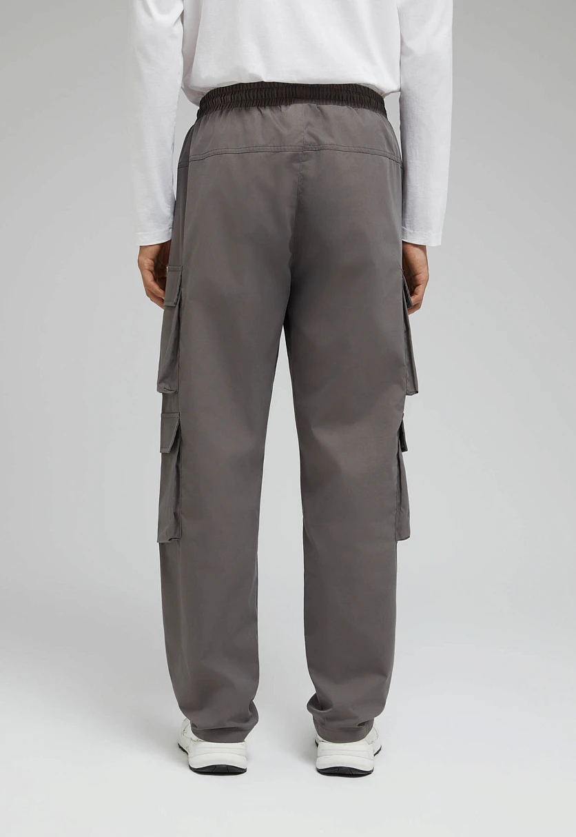 Cargo Trousers with Elastic Waistband