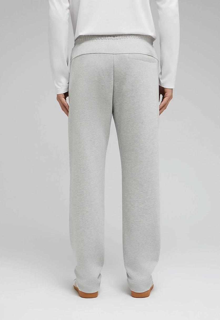 Straight-Leg Knit Trousers
