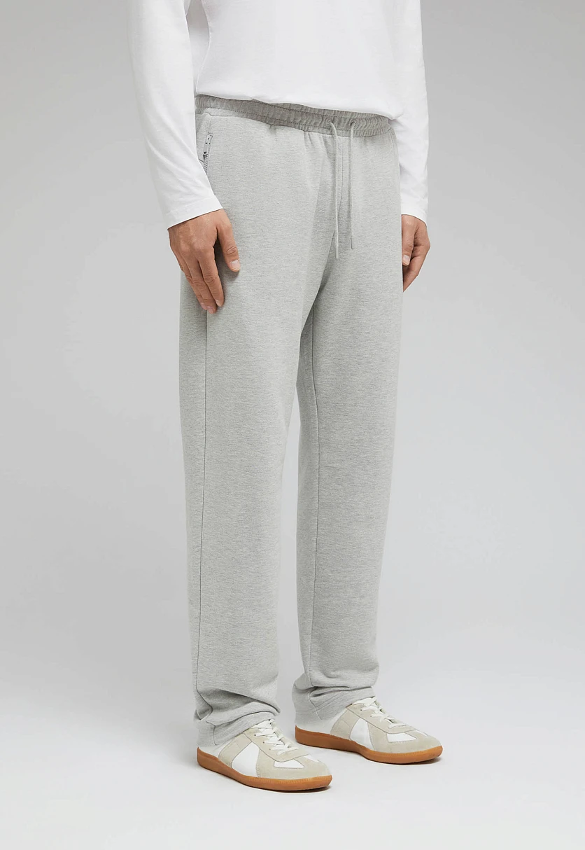 Straight-Leg Knit Trousers