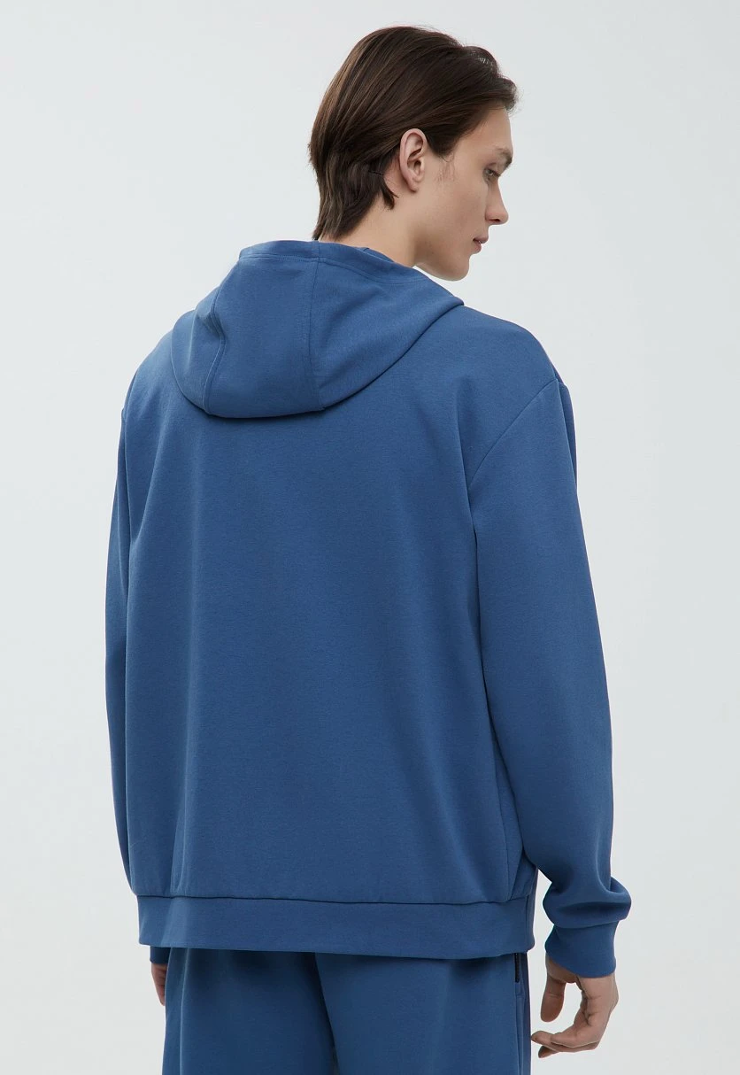 Loose Fit Zip-Up Hoodie