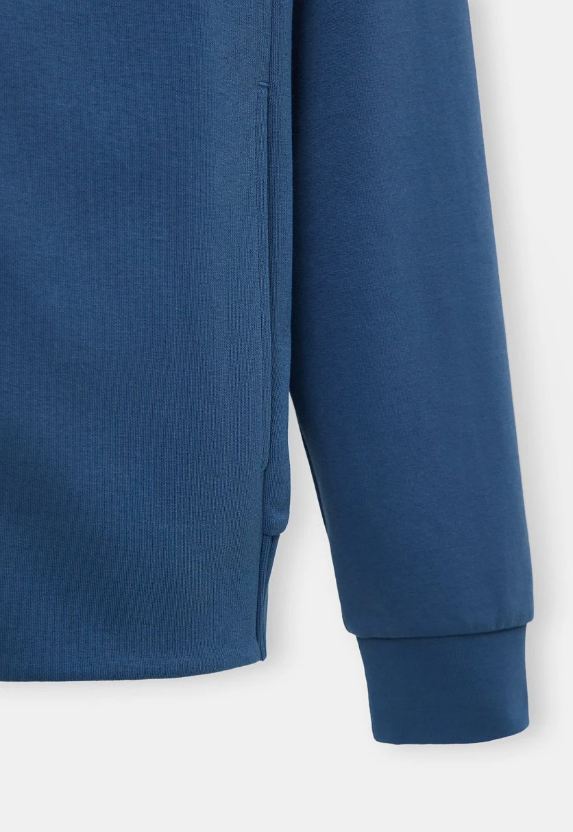 Loose Fit Zip-Up Hoodie