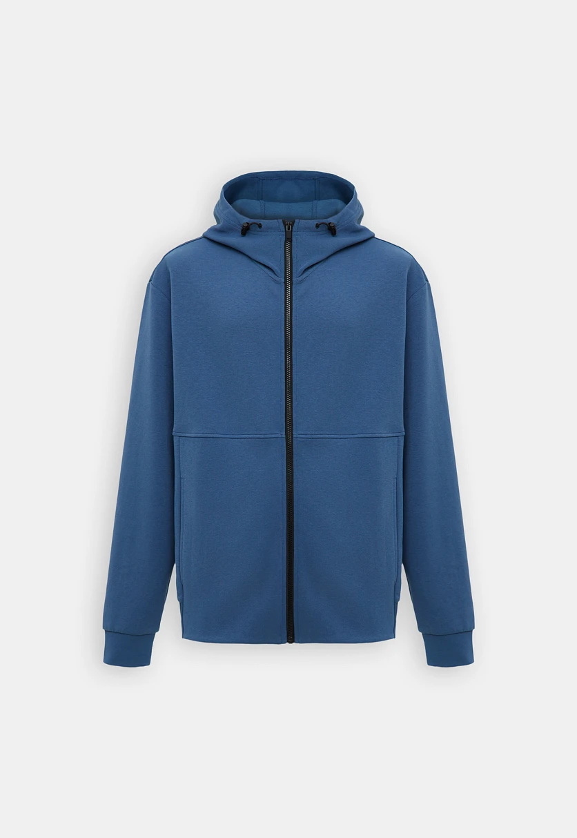 Loose Fit Zip-Up Hoodie