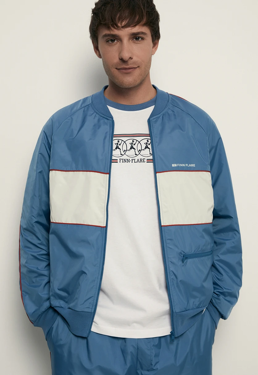 Retro Capsule Contrast-Trimmed Track Top