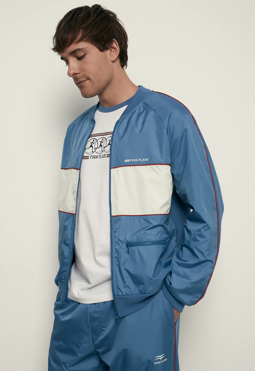 Retro Capsule Contrast-Trimmed Track Top
