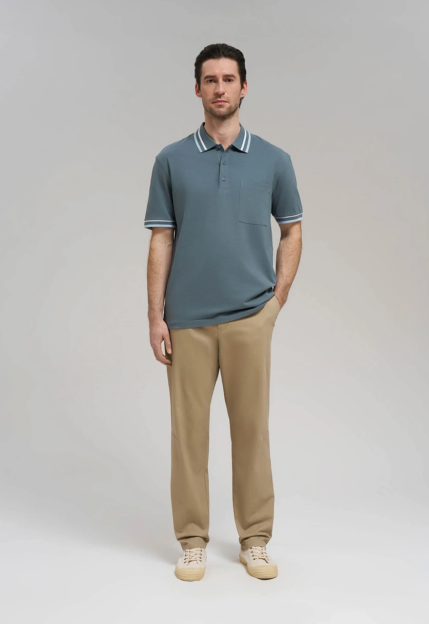 Comfort Fit Pique Cotton Polo Shirt